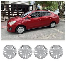 For 2014-2025 Mitsubishi Mirage Set Of 4 14" Hubcaps Wheel Rims Cover Snap On 