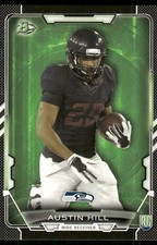 2015 Bowman Austin Hill Rookie Black #64 Seattle Seahawks