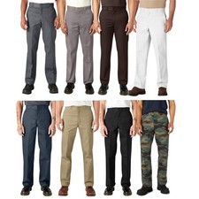 Pantalones Dickies Para Hombre 874 Clásicos Calce Original Trabajo Escuela Uniforme Pierna Recta