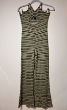 Urban Outfitters Erica Striped Halter Jumpsuit Size Small