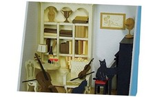 Paper Nano Music Room Building Kit