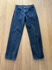 Levis 550 Jeans Mens Black Orange Tab Relaxed Fit Tapered Vintage USA 30X31