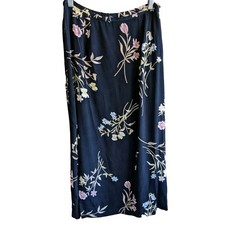 Vintage Talbot's Skirt 8 Floral Maxi USA Classic Cottagecore English Countryside