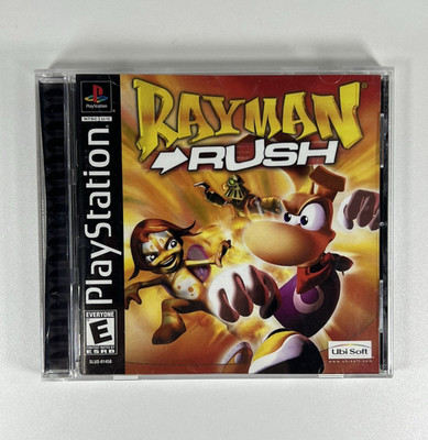 Rayman Rush for Sony PlayStation PS1  2002 Complete + Reg Card Clean Disc Tested