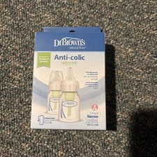 Dr. Brown's Natural Flow Anti-Colic Baby Bottle, 2 oz, 2 Ct