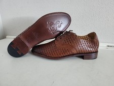 The Office of Angela Scott Ms. Gabrielle Perforated Leather Loafers-Women's 39.5