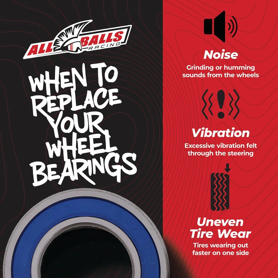 All Balls Front Wheel Bearing Seal Kit for Suzuki DRZ400SM 05-09 RM125 96-00 Foto 3 de 4