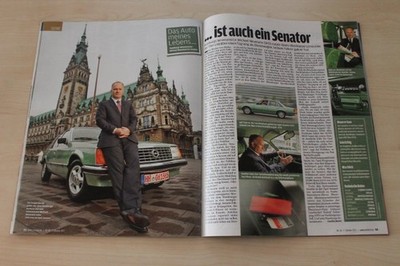 Auto Bild 40/2011 Opel Senator A 2.8 S mit 140PS in einer seltenen Vorstellung a