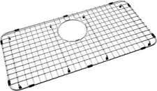 Sink Bottom Grid 28" x 13-15/16" Rear Drain, 2" Radius Protector 🛁