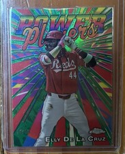 2025 Topps Chrome - Power Players Elly De La Cruz #PP-16 Reds 78/99