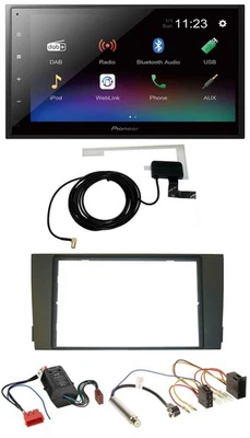 Pioneer DAB MP3 Bluetooth 2DIN USB Autoradio für Audi A6 01-05 C5 Bose Aktivsyst - Bild 1 von 4