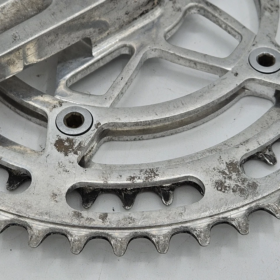 Juego de bielas dobles cuadradas Stronglight 52/42t, 170 mm, roscas francesas 14 mm x 1,25 Foto 4 de 4