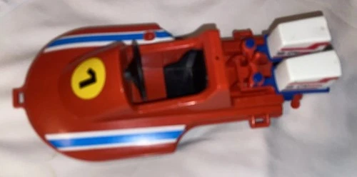 Vintage 1979 Playmobil Geobra Speed Boat Red Schaper