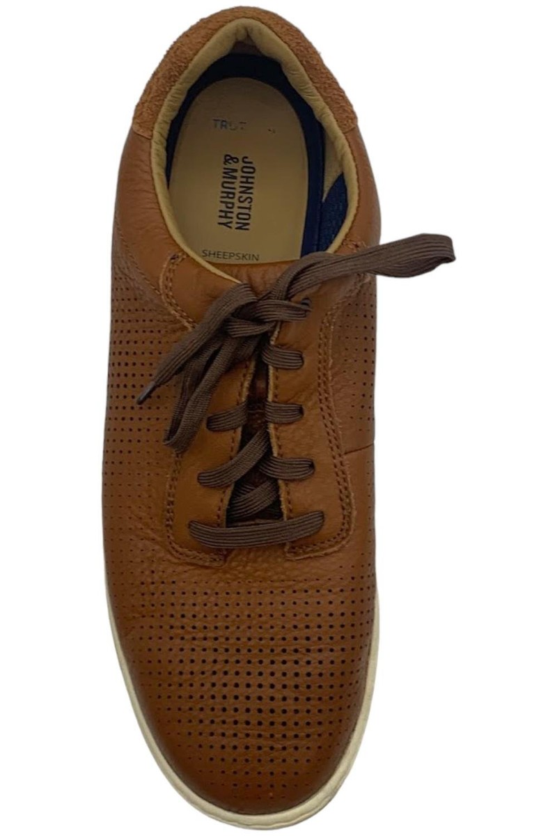 NEW JOHNSTON & MURPHY men\'s daxton u throat shoe in tan full grain Amazon.com | Johnston & Murphy Men main image 2