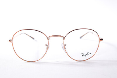 Neue Ray Ban Round Metal Optics II Brille Brillengestell A003 in Roségold