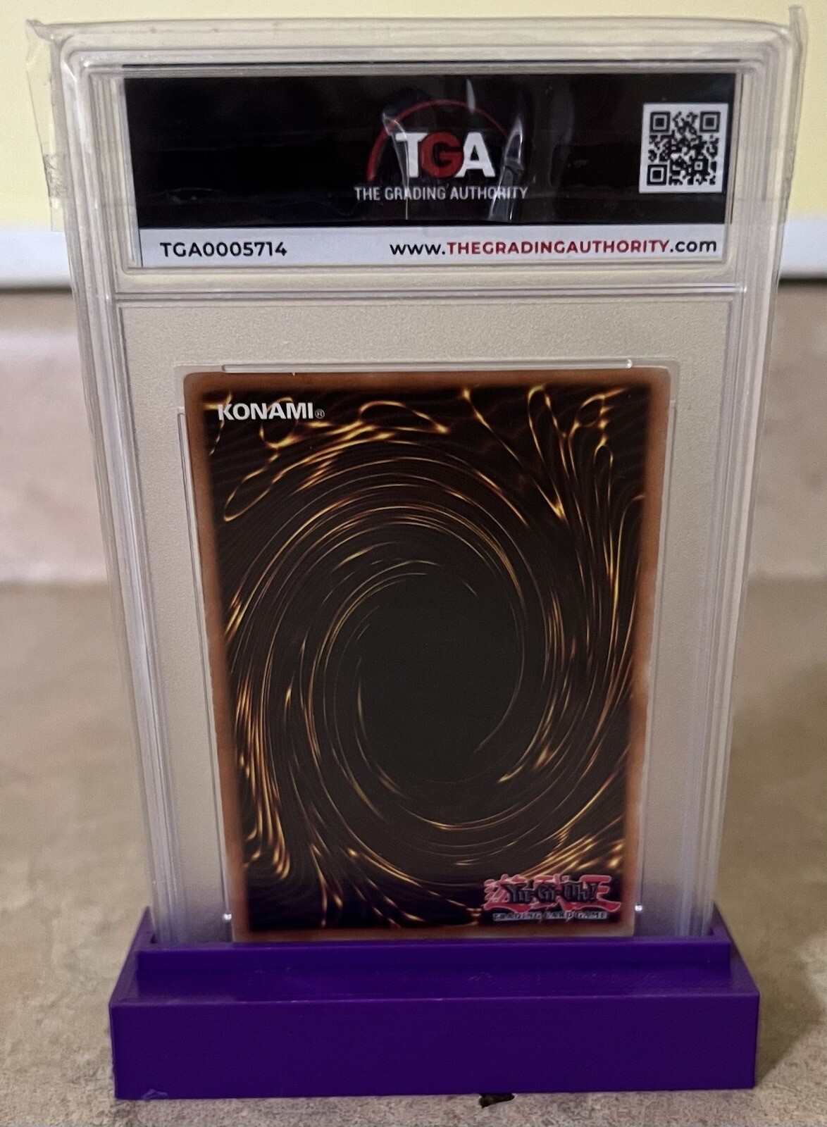 Yu-Gi-Oh VAMPIRE LORD SECRET RARE 1st Edition Card TGA Graded 8 NM | eBay