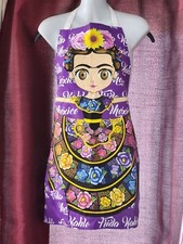Frida Kahlo Apron One Size Fit All Purple Color