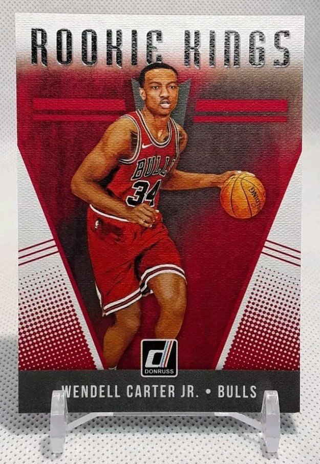 🏀2018-19 donruss WENDELL CARTER JR. (rookie/insert) #1🏀 *Bulls* *Magic* *Duke*