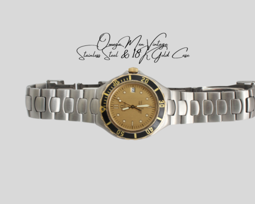 1991 Omega Seamaster 396.1062 18K Gold Dial, Swiss Quartz, Pre-owned Excellent
