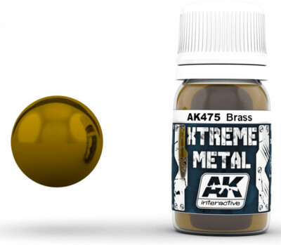 Metallic Farbe Xtreme Metall Brass Ak-0475 Ak Interactive