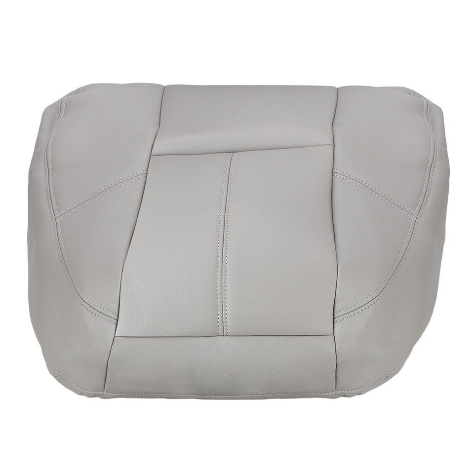 Gray Microfiber Leather Seat Cover Set – Front Driver & Passenger – Fits 2000-2007 Toyota Sequoia, 2000-2004 Tundra – OE Spec 4pc