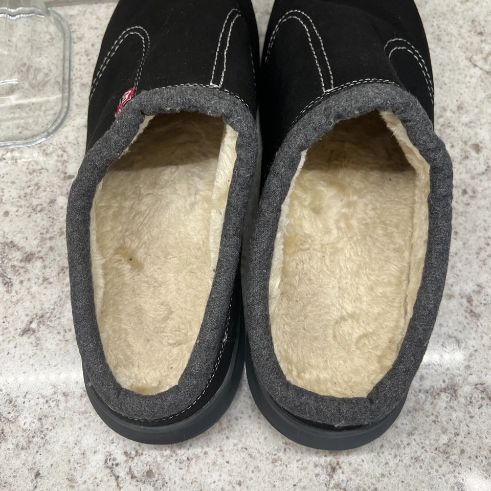 Туфли мужские Spenco Supreme Slide черные в елочку шерсть верхний размер 14D - Изображение 4 из 4