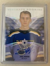 2020-21 Upper Deck Ultimate Collection - Ultimate Rookies #106 Joel Hofer /299