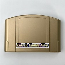 The Legend of Zelda Ocarina of Time GOLD Case Shell for N64 or NES replacement