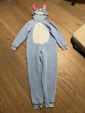 Disney Eeyore Winnie The Pooh One Piece Pajamas Union Suit Halloween Costume