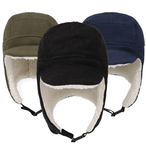 Winter Fleece Trapper Hunting Hat with 