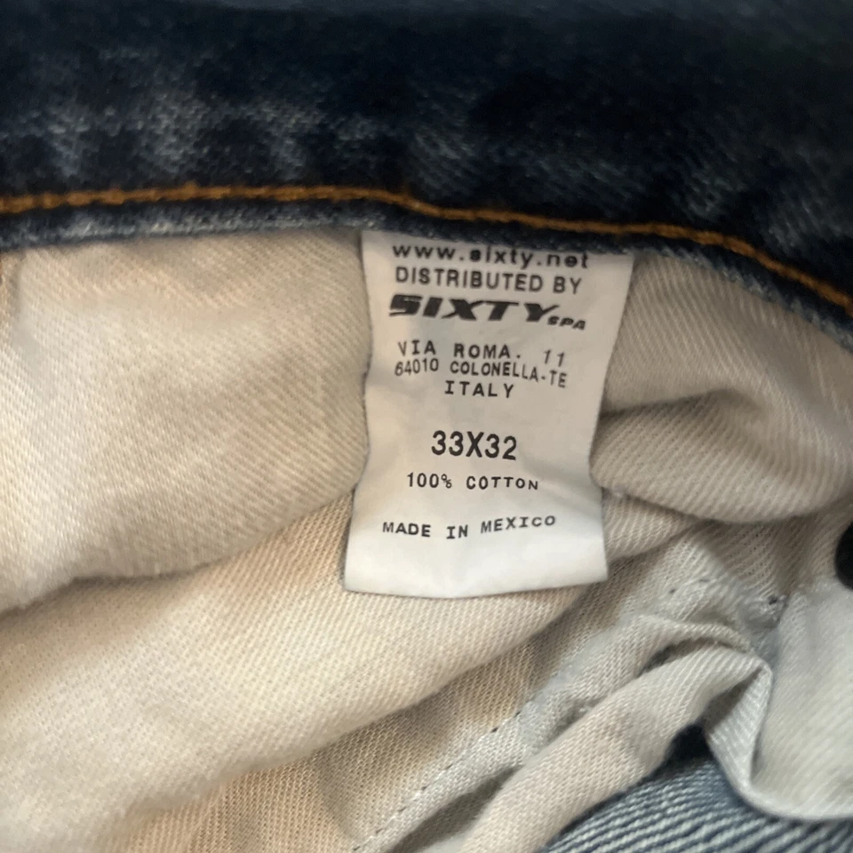 Pantalones de mezclilla relajados Energie Buckley para hombre talla 33 X 32 tiro medio desgastados real 33/31 Foto 4 de 4