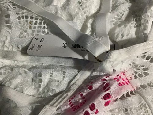 la senza small white lace teddy new with tags $40 retail - Picture 7 of 9