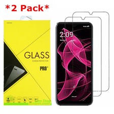 2-Pack Premium Tempered Glass Screen Protector For T-MOBILE REVVL 6X / 6X PRO 5G