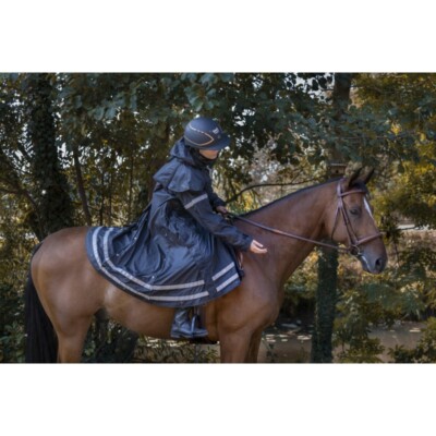 Regenmantel EQUITHÈME ''RiderCoat'', Reiter, Reiten, Pferd