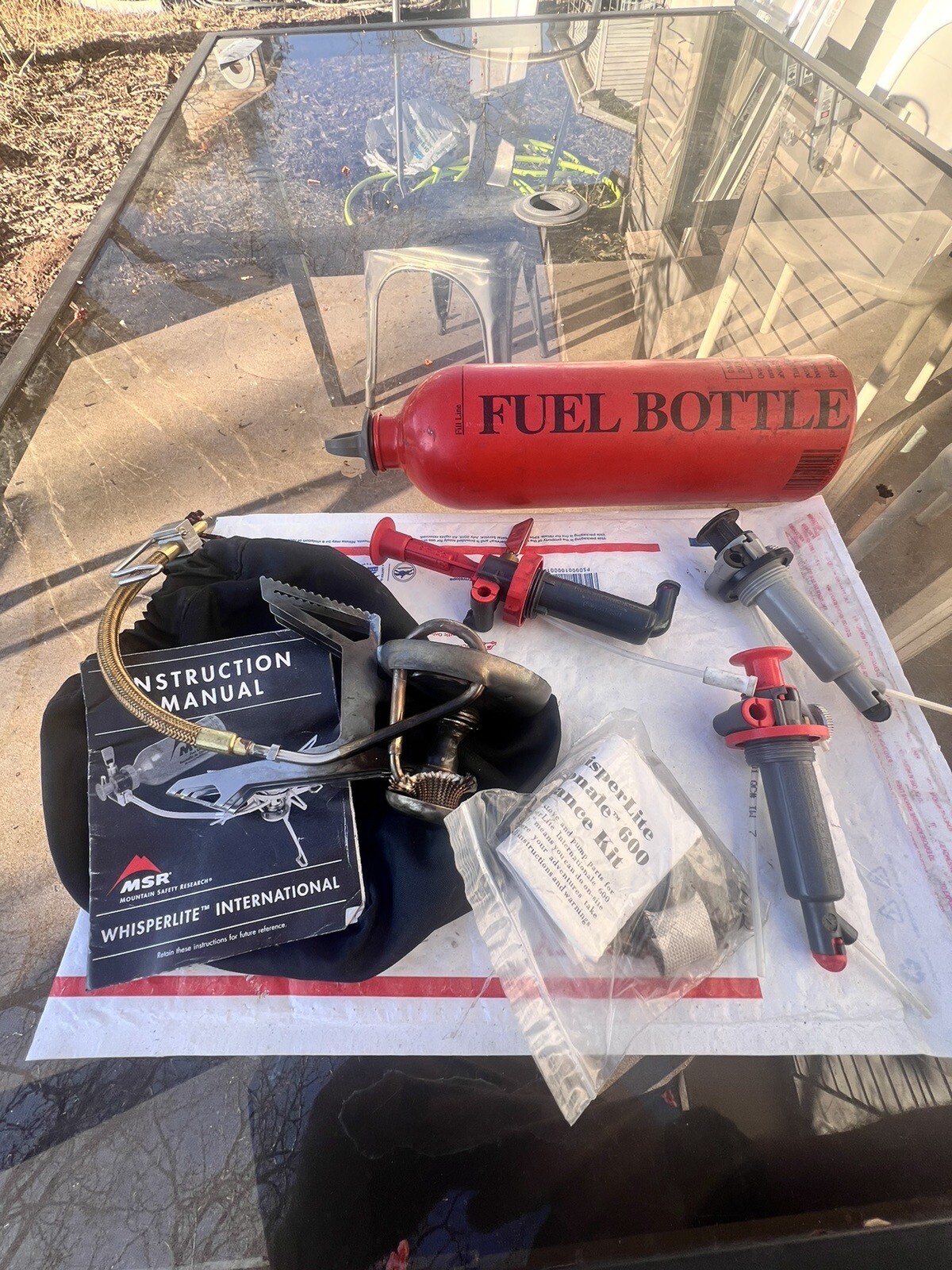 MSR Whisperlite International Multifuel Backpacking Stove, With Extras
