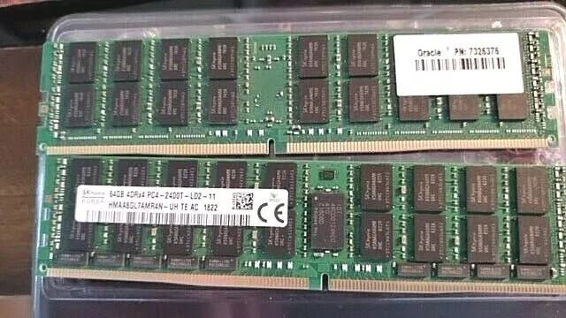 Sun Oracle 7326376 DDR4 64 GB LR memory DIMM for T7-4 M7-8 T7-1 T7 