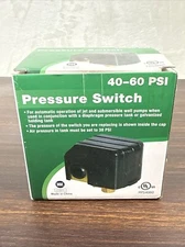 ProPlumber 40-60 PSI Plastic/Steel Pressure Switch PPS4060 Jet Submersible Pump