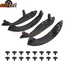 Car Inner Interior Door Pull Handle Cover Trim 4pcs Car 51417279311 Fit For F30