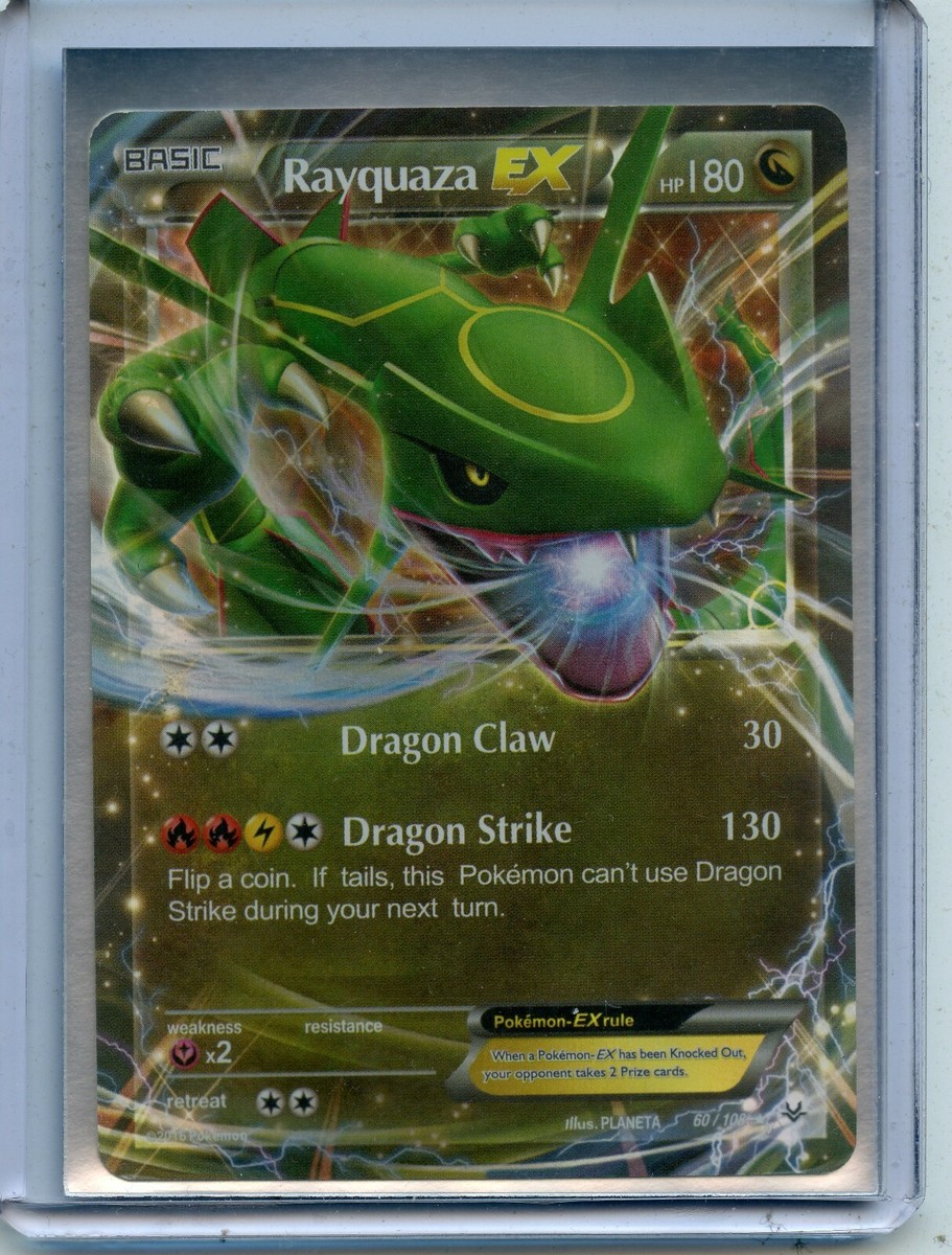 Rayquaza EX ポケモンカード 180HP アメリカ版 M Rayquaza EX (105