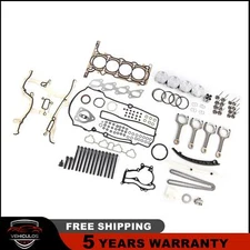 Engine Pistons Overhaul Rebuild Kit Head Gasket For Chevy Cruze Buick 1.4L Turbo