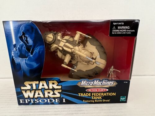 STAR WARS ACTION FLEET TRADE FEDERATION TANK ACTION FLEET MICROMACHINES
