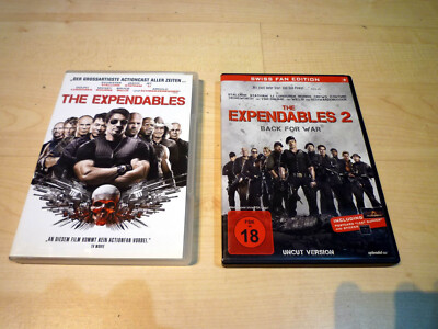 The Expendables 1+2 FSK 18 Stallone Statham Lundgren Van Damme Schwarzenegger 