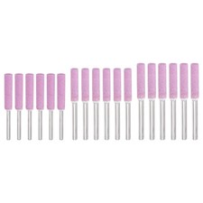 3-Size Diamond Chainsaw Sharpener Sharpening Stone Grinding File Pink 18pcs