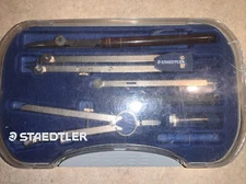 Staedtler Mars-Masterbow Drawing / Drafting Instrument Set Germany Nice!