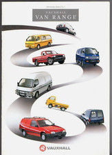 Vauxhall Van Range 1990-1991 UK Market Brochure Nova Astra Rascal Midi Brava