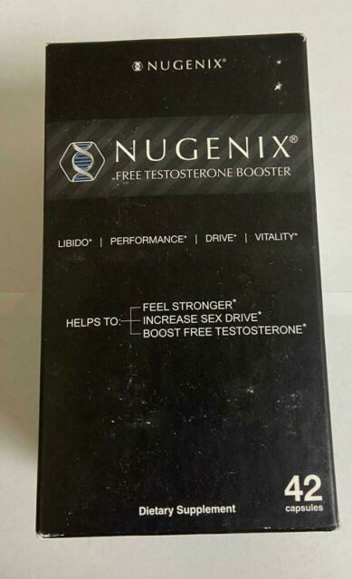 Nugenix Free Testosterone Booster Performance Vitality 42 Capsules Exp 12/22+