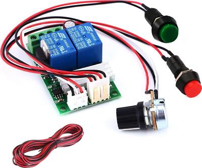 PWM Drehzahlregler, Dimmer 6V 12V 24V DC 3A DC Motordrehzahlregler (PWM) DC