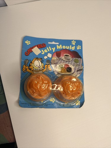 Vintage Garfield Jelly Moulds Orange X 4 Avon 1978 - Picture 5 of 7
