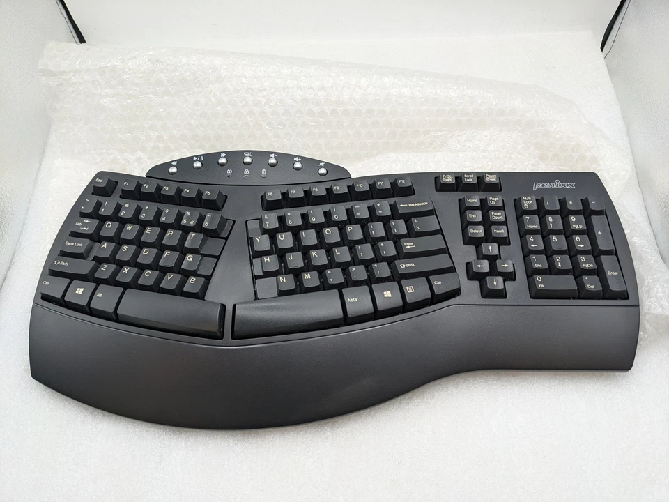 Perixx Periboard-612 Wireless Ergonomic Split Keyboard Bluetooth w/ Adapter - Image 2 of 4