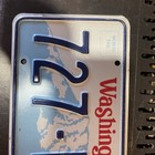 2000 Washington License Plate Mount Rainier Chevrolet Ford Dodge 727 DWI — photo 3